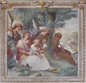 Rest on the Flight into Egypt, Chapel of Santa Margherita